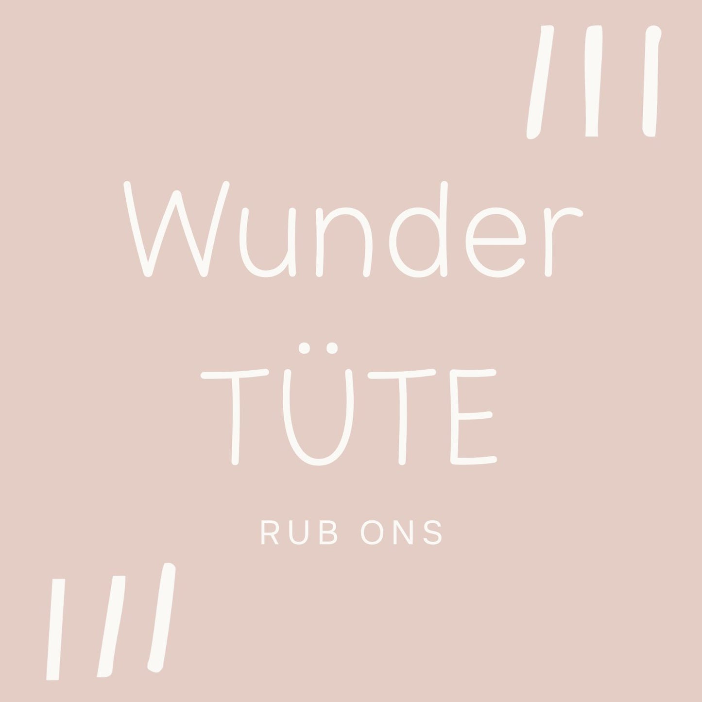 Wundertüte Rub Ons