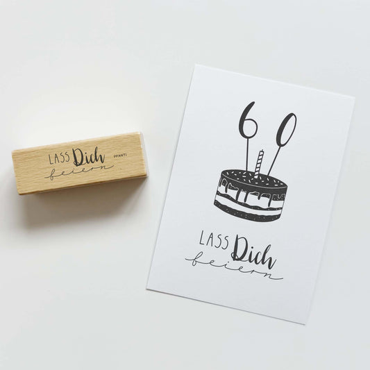 Stempel Lass dich | verzaubern | feiern | überraschen | mehrere Varianten