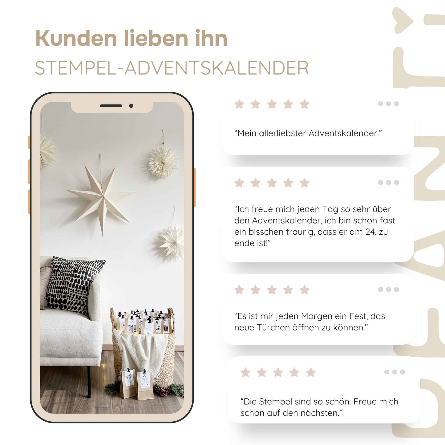 Stempel-Adventskalender