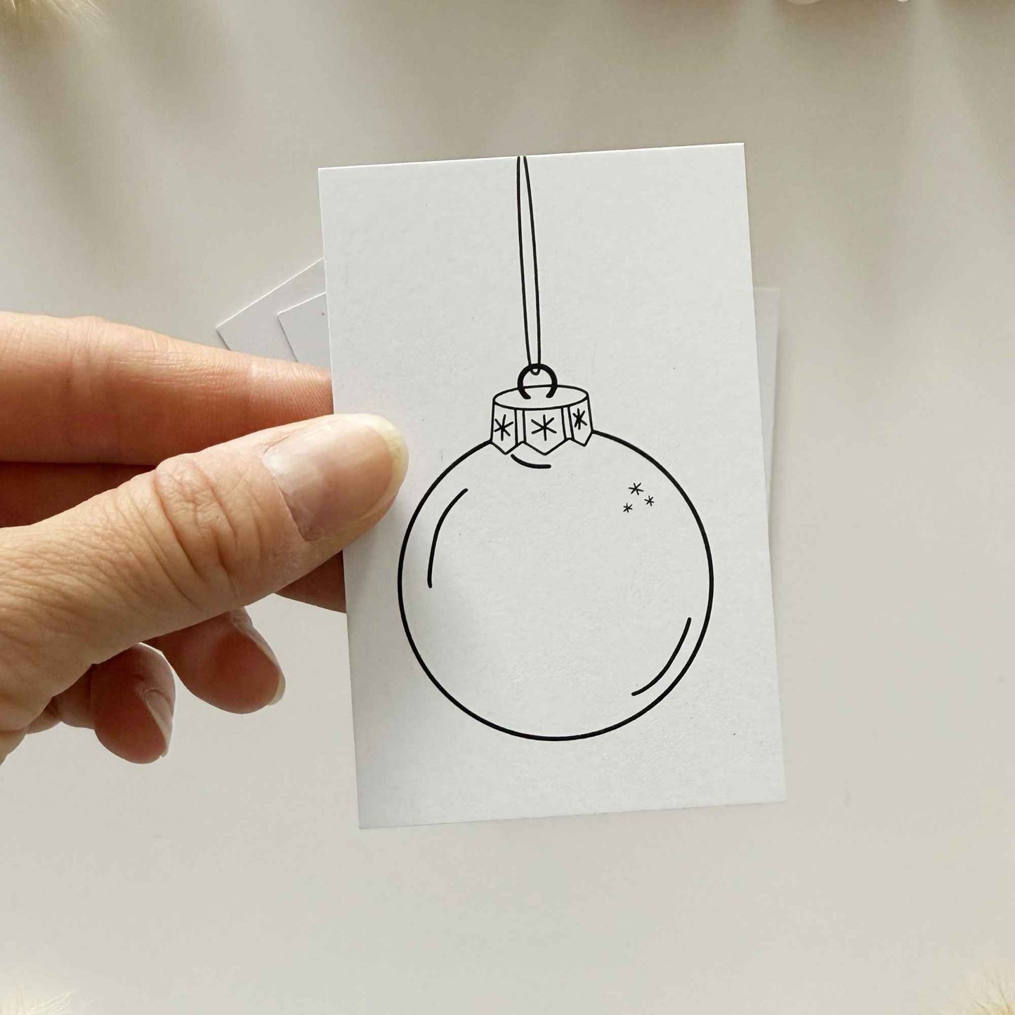 Karte Kugel | DIY-Adventskalender