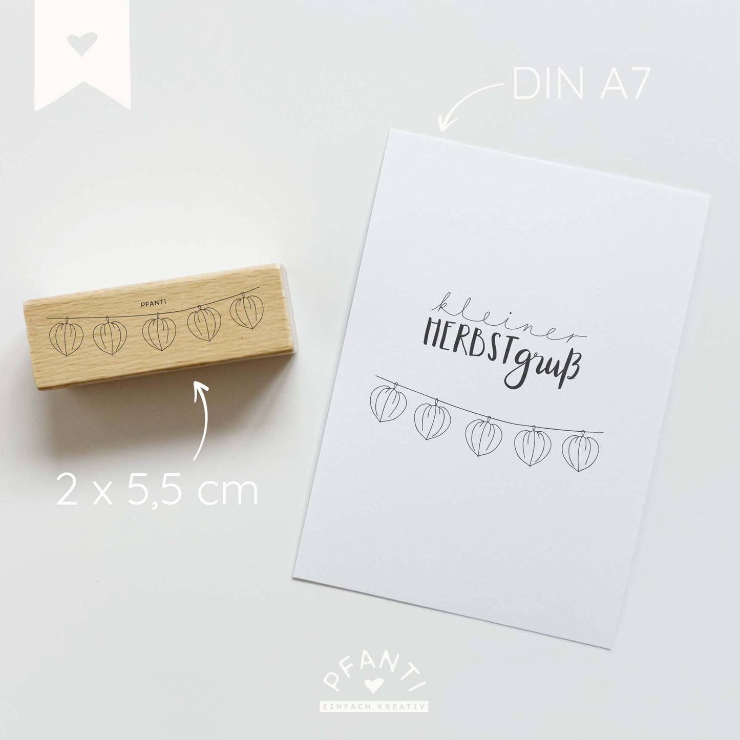 Stempel Lampionblume