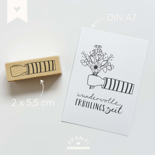 Stempel Arm - Arm 1 S links - perfekt für viele DIY-Projekte, wie Karten, Anhänger oder Geschenkverpackungen.