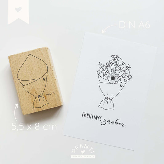 Stempel Blumentüte | mehrere Varianten