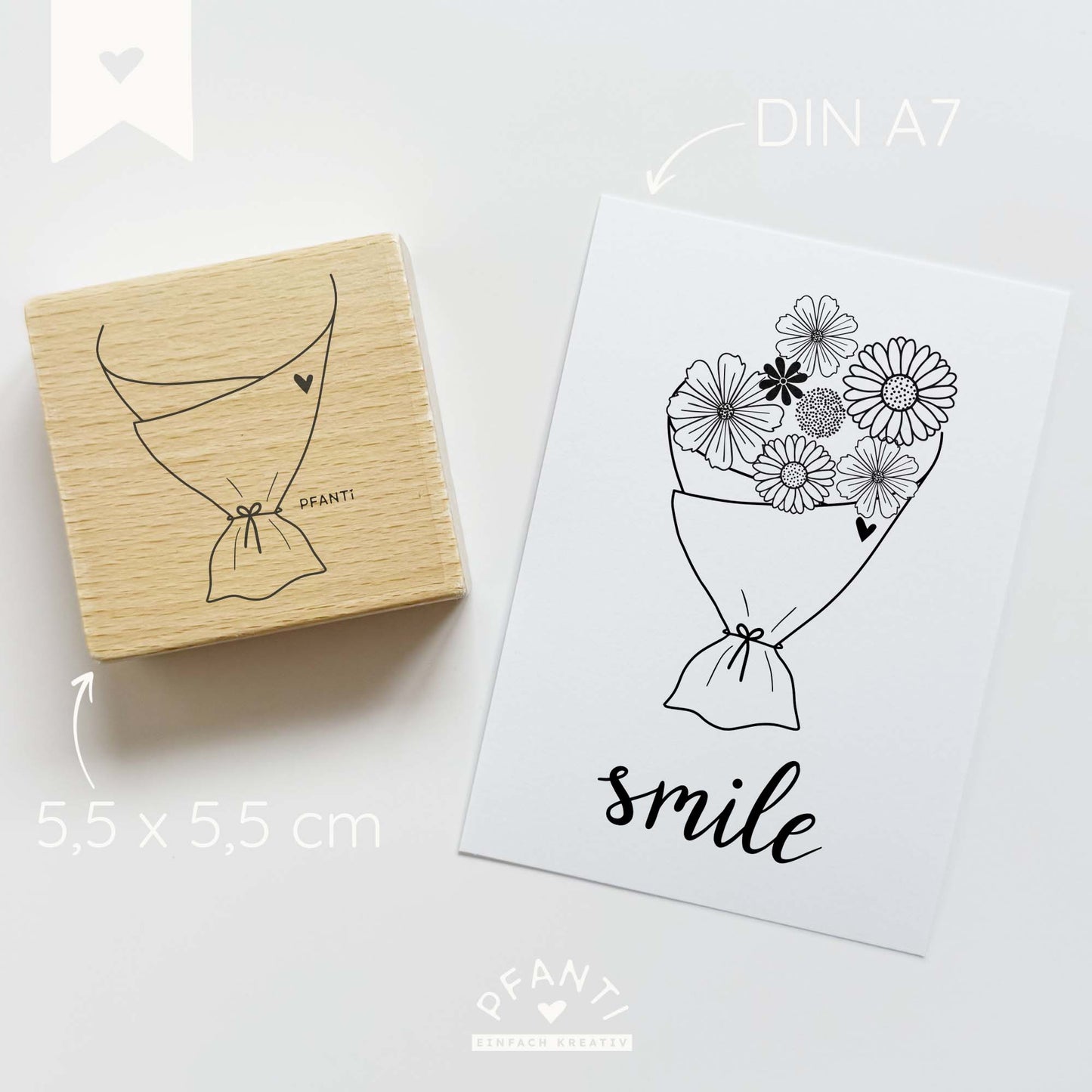 Stempel Blumentüte | mehrere Varianten