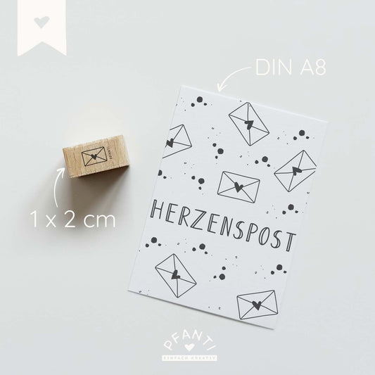 Stempel Brief | Briefumschlag | Blumen