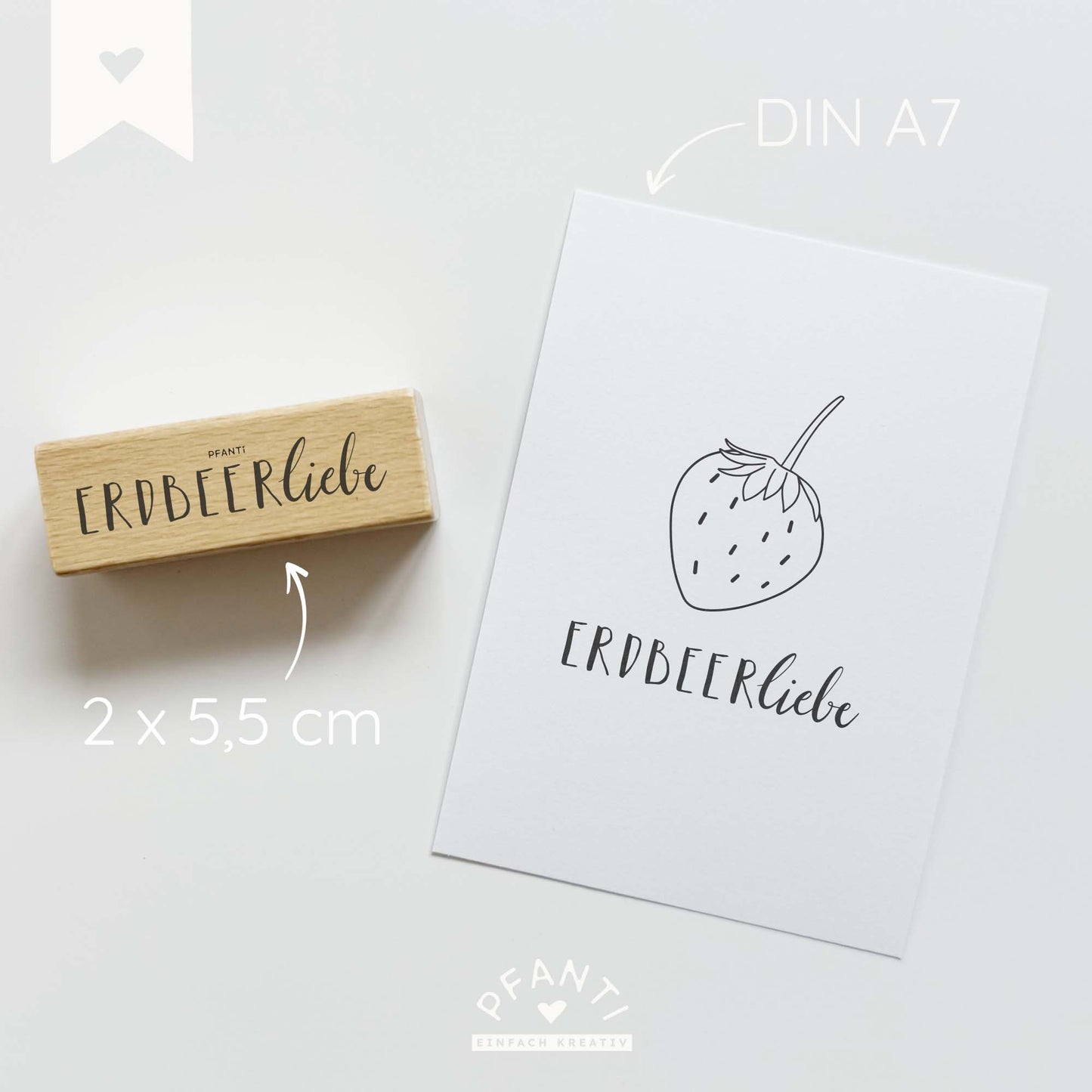 Stempel Erdbeerliebe