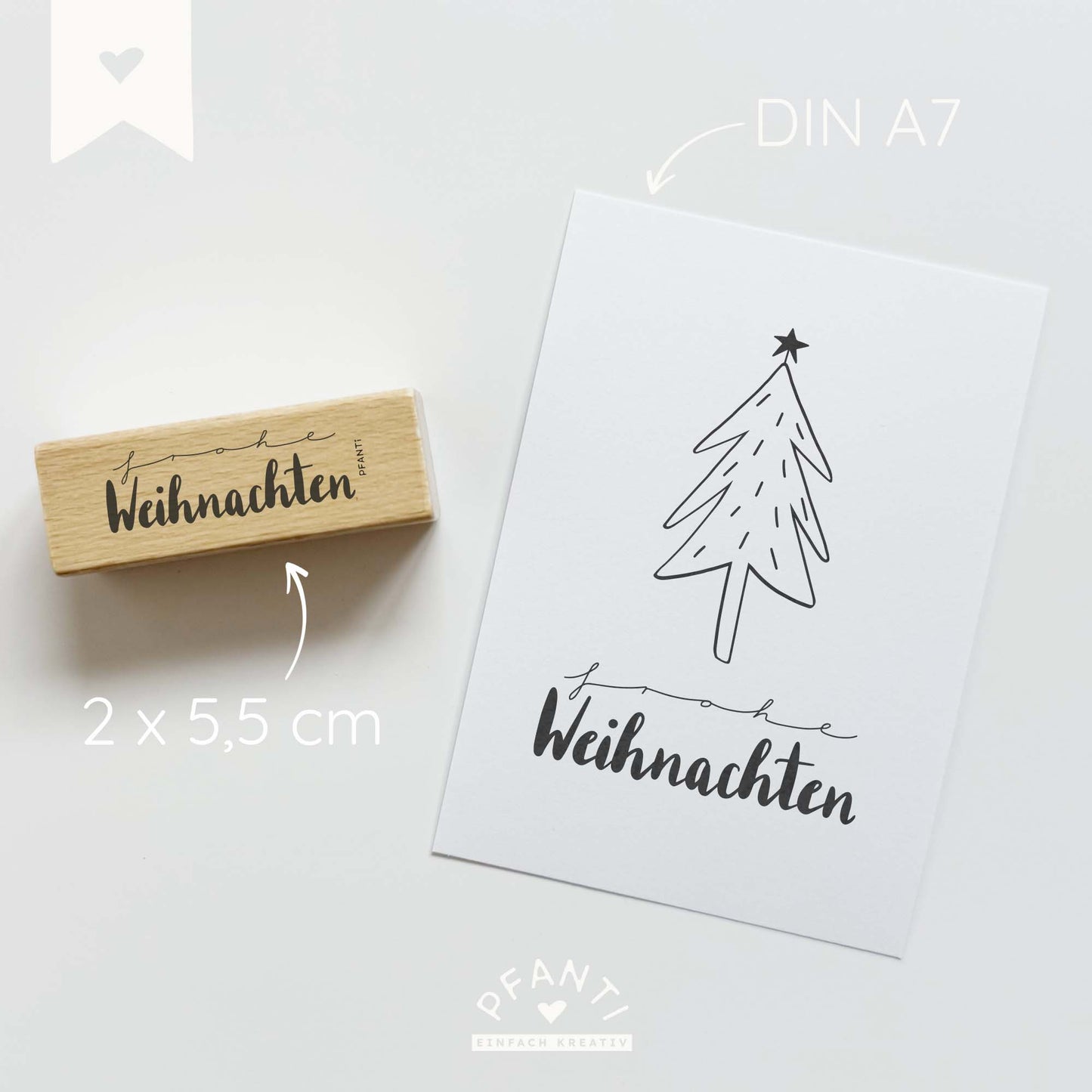 Stempel frohe Weihnachten | 3 Varianten