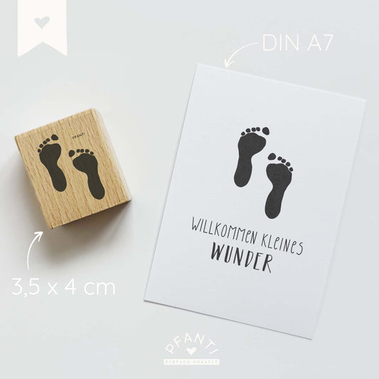 Stempel Füße