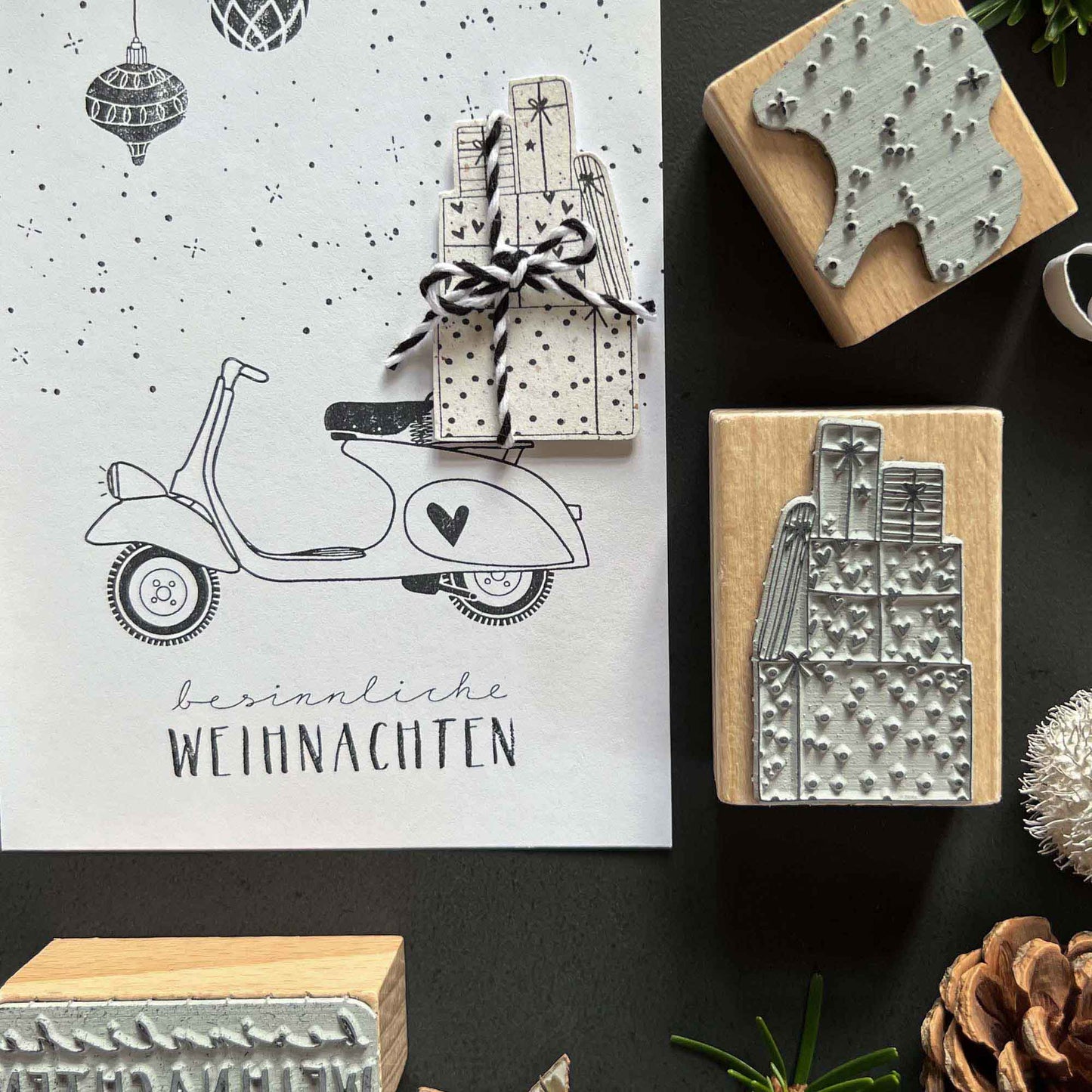 Stempel Geschenkstapel 2 | drei Größen