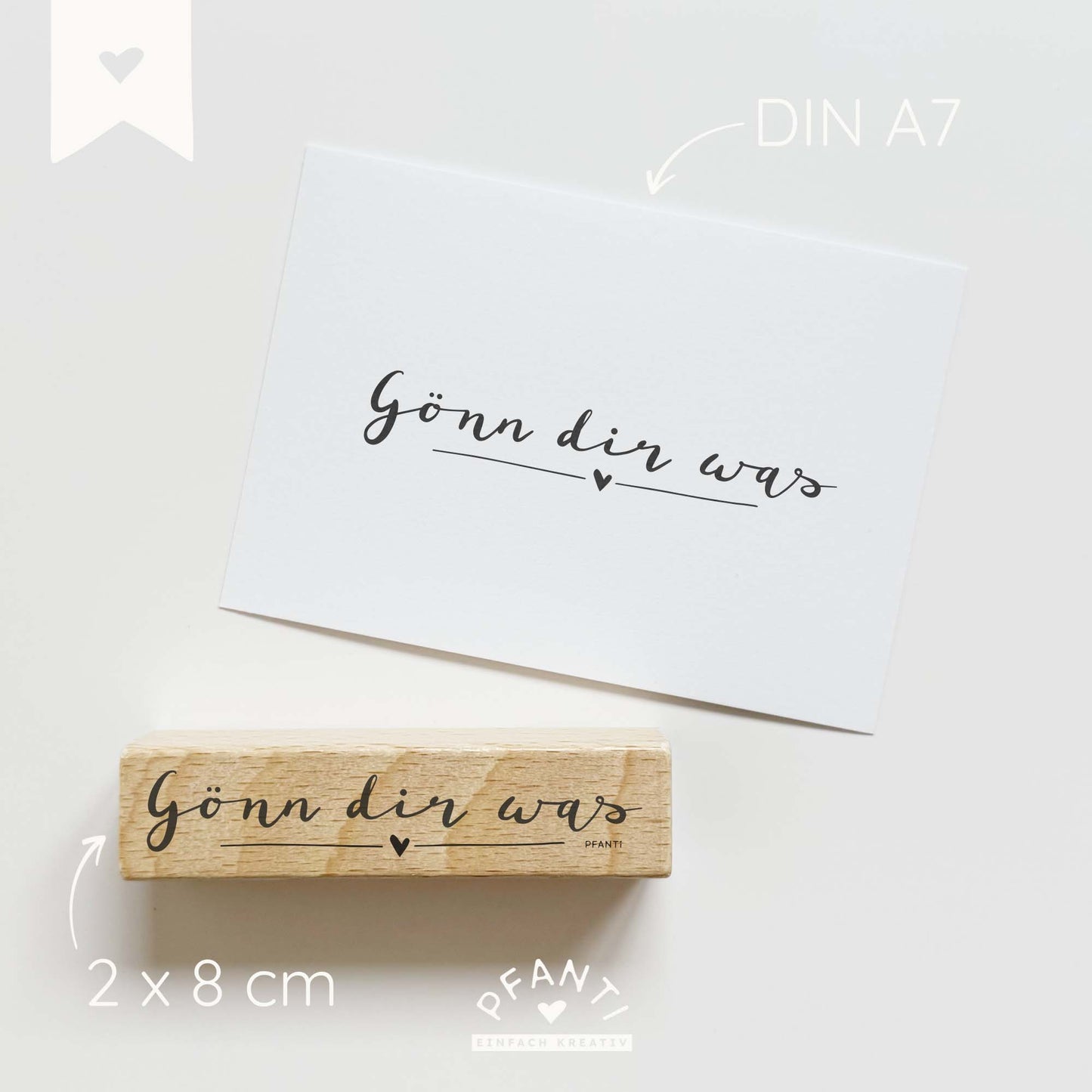 Stempel Gönn dir was