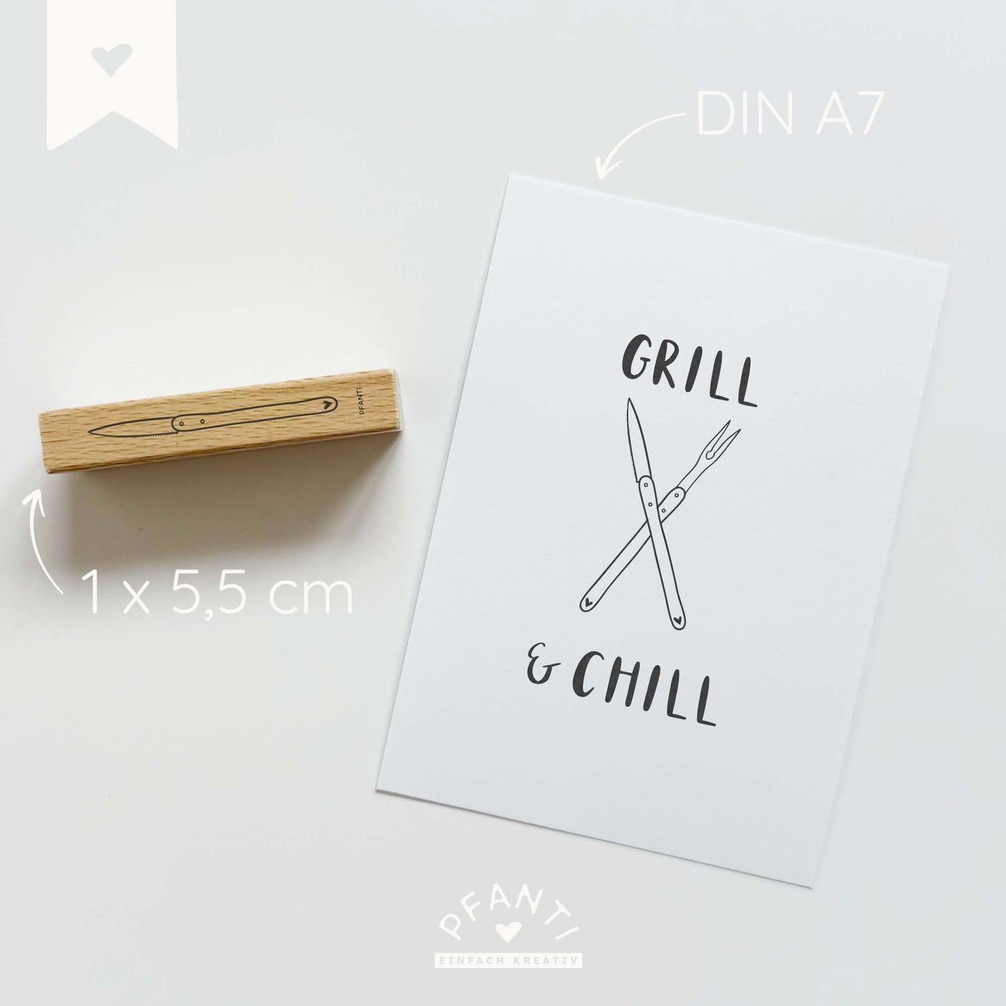 Stempel Grillbesteck