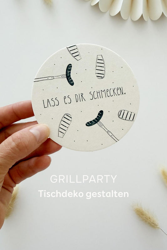 Stempel "Lass es dir schmecken"