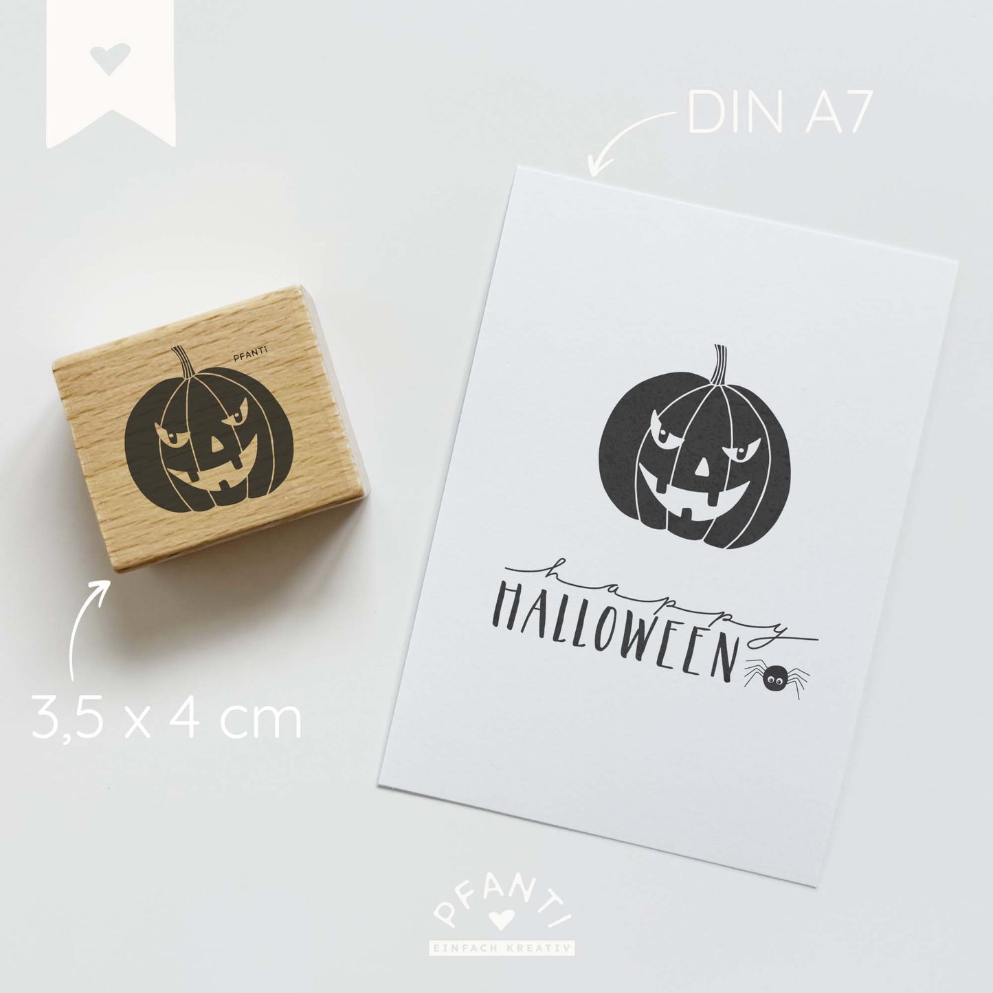 Stempel Halloweenkürbis | mehrere Varianten