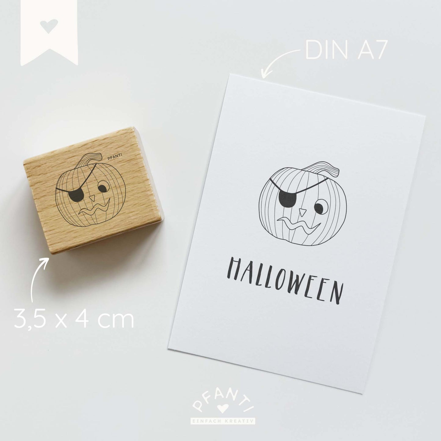 Stempel Halloweenkürbis | mehrere Varianten