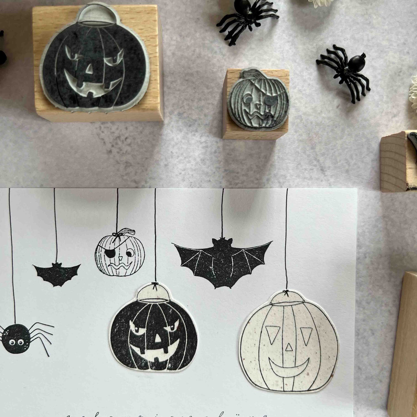 Stempel Halloweenkürbis | mehrere Varianten
