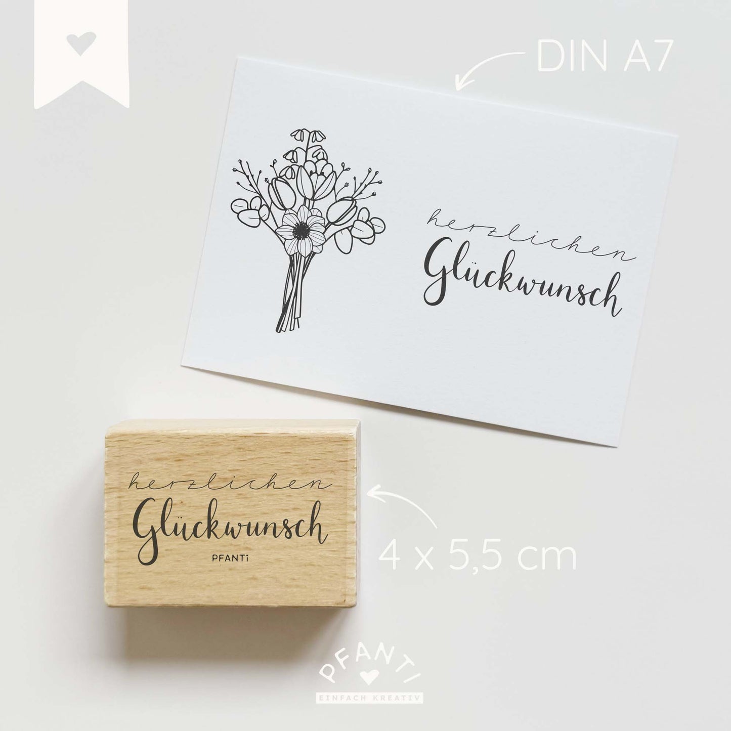 Stempel "herzlichen Glückwunsch"
