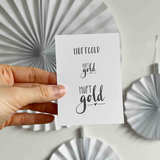 Stempel Hüftgold | mehrere Varianten