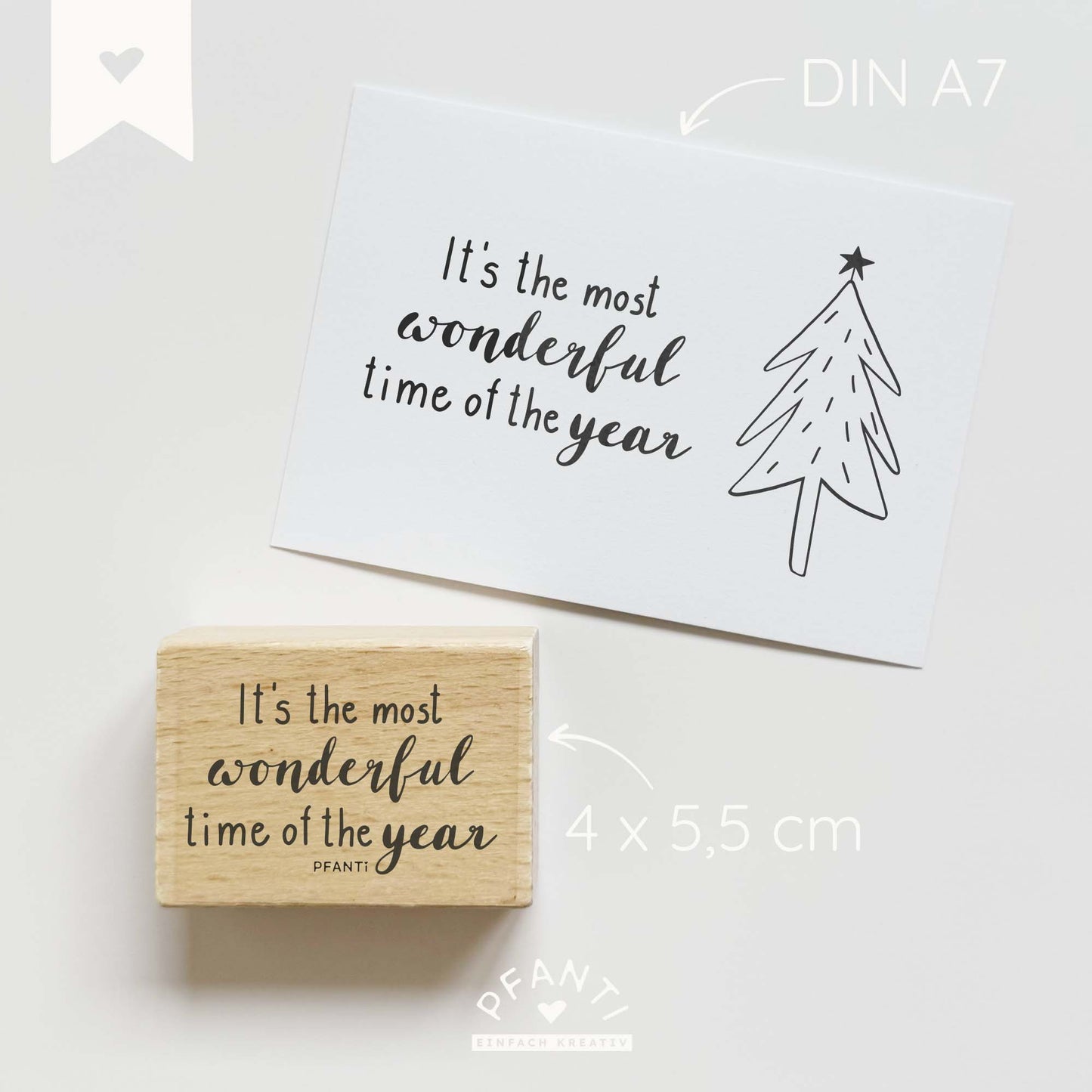 Stempel "It's the most wonderful time of the year"