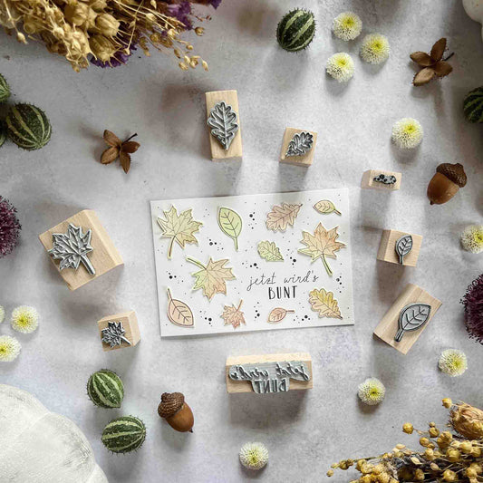 Stempel "Jetzt wird's bunt" | zwei Varianten