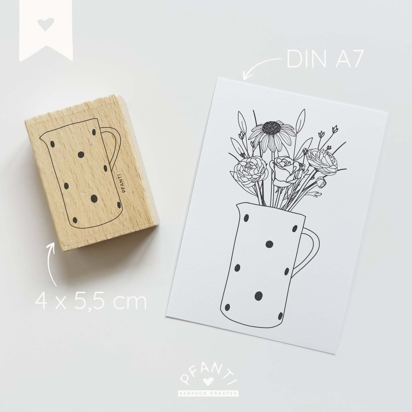 Stempel Vase | mehrere Varianten