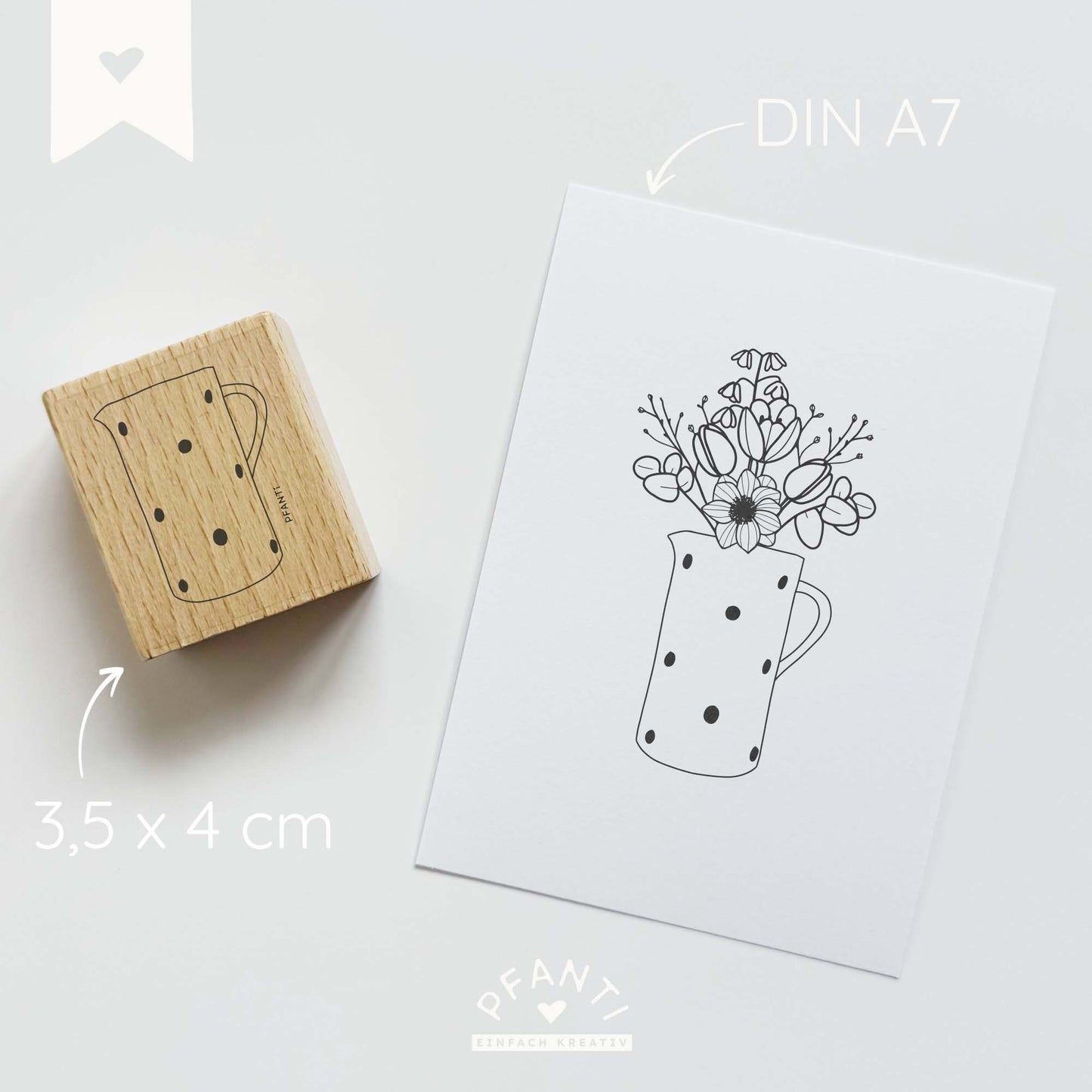 Stempel Vase | mehrere Varianten