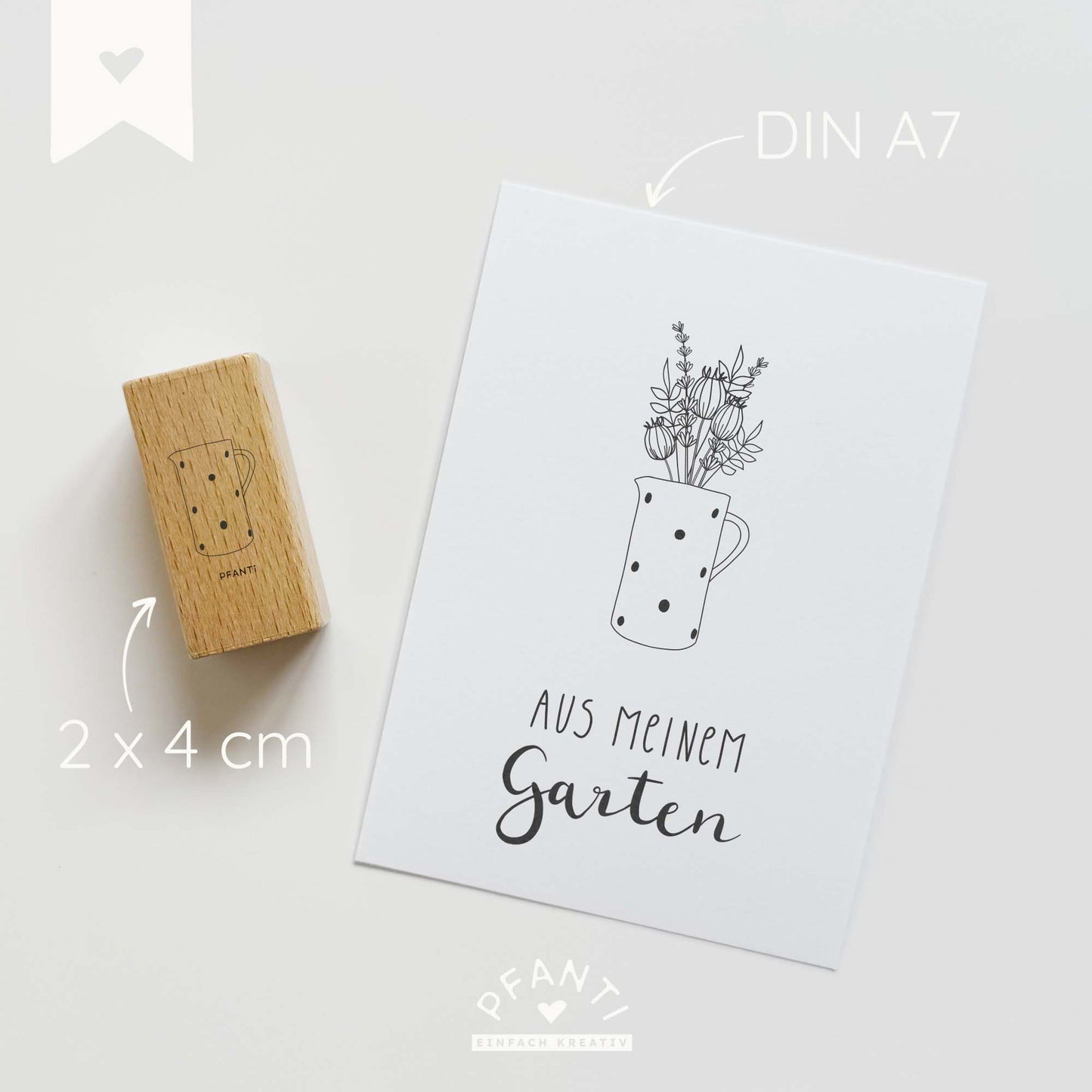 Stempel Vase | mehrere Varianten