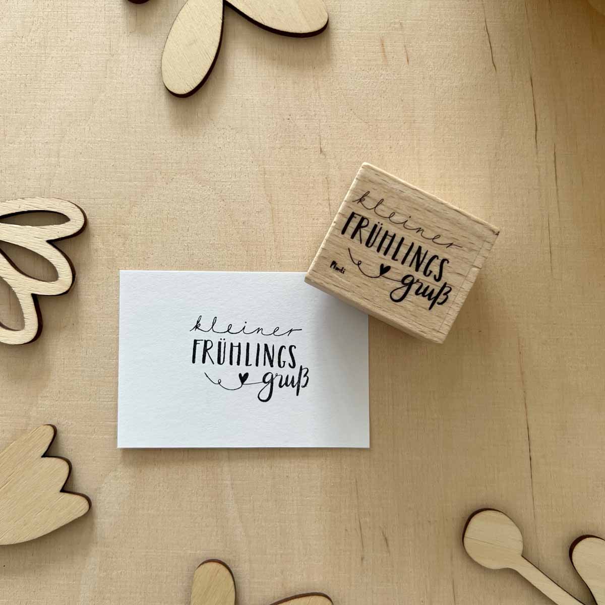 Stempel Frühling | Frühlingsliebe | Frühlingszeit | Frühlingsgruß | Frühlingstexte