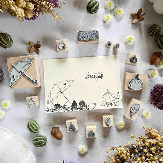 Stempel kleiner Herbstgruß