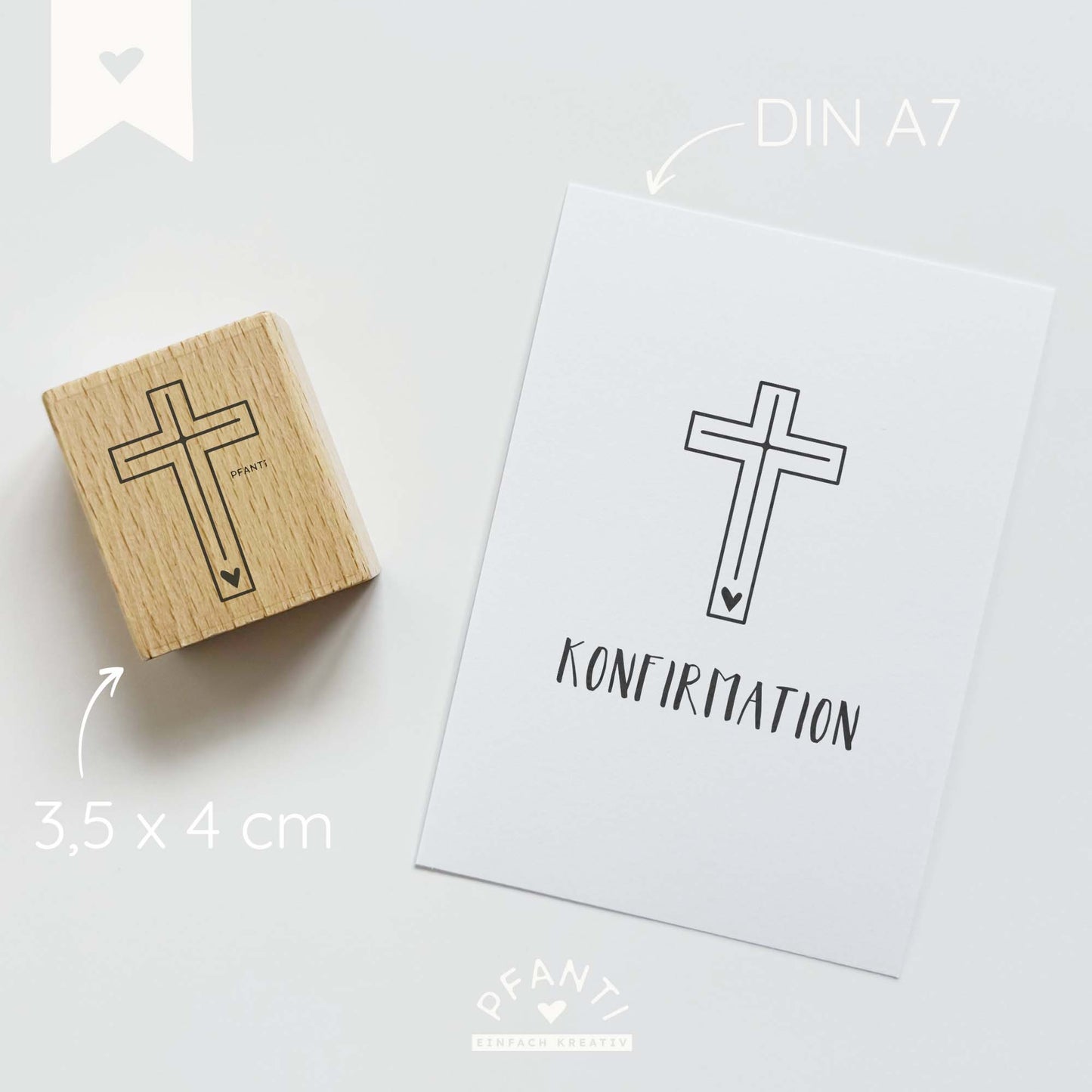 Stempel Kreuz | drei Größen