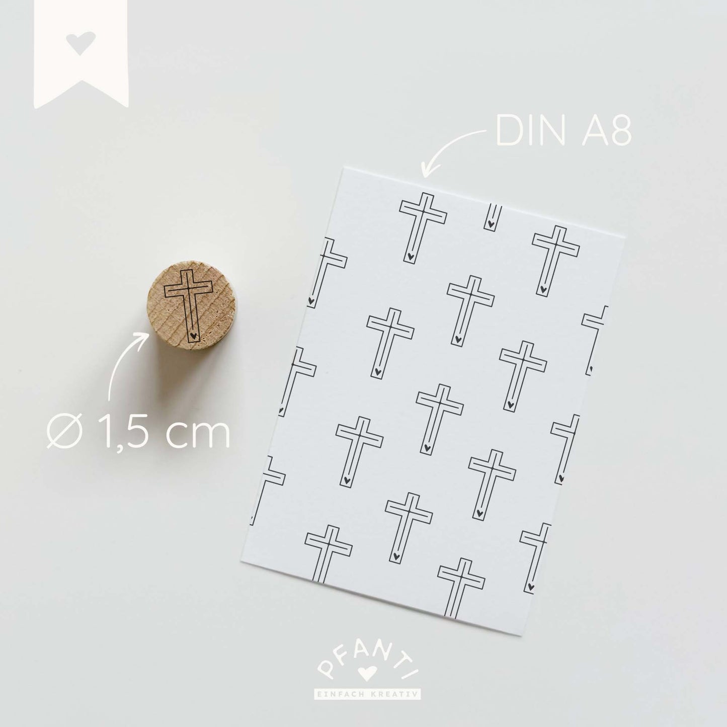 Stempel Kreuz | drei Größen