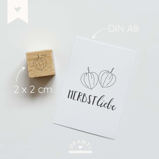 Stempel Lampionblume
