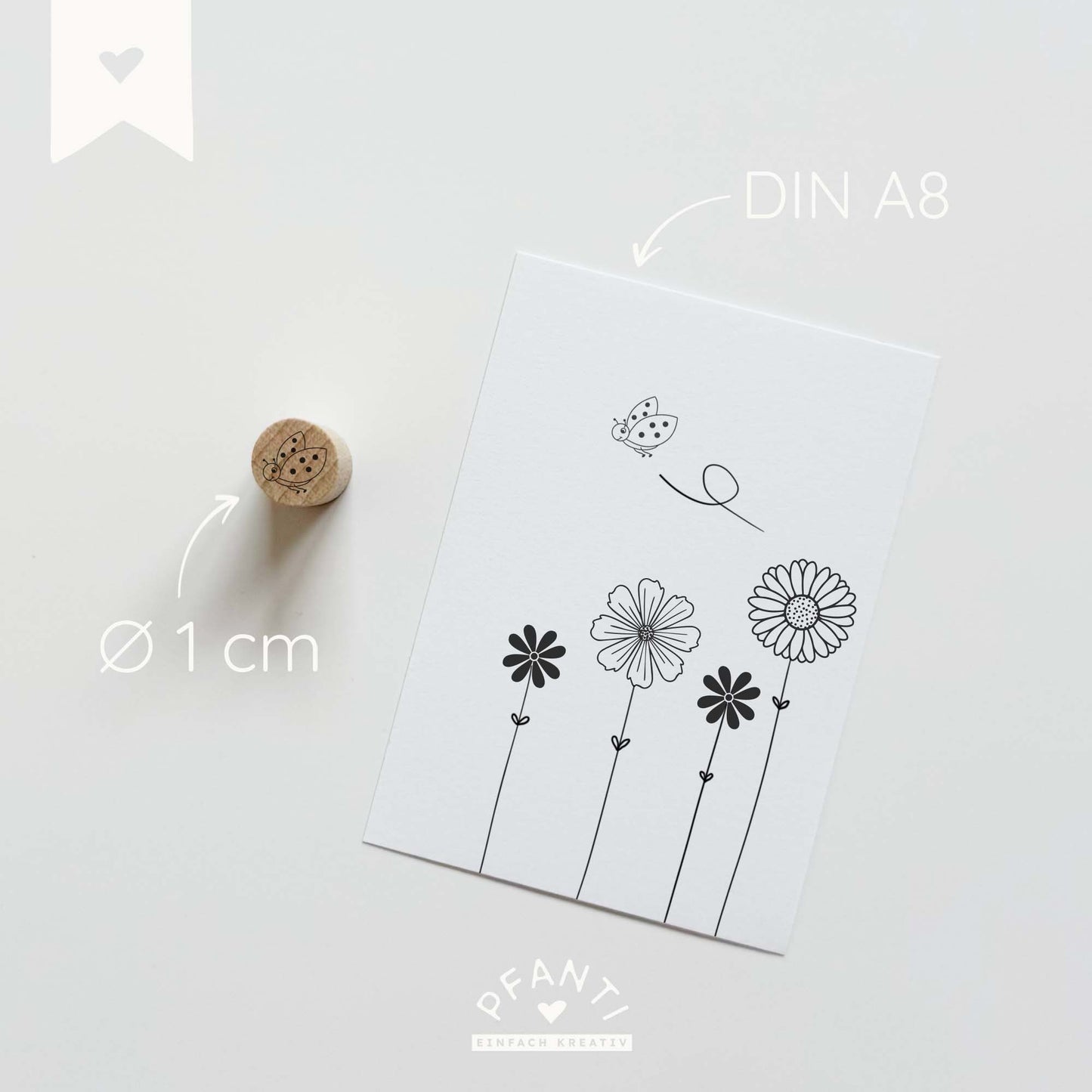 Stempel Marienkäfer | mehrere Größen