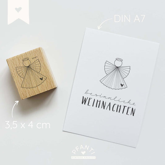 Stempel Papierengel | zwei Größen