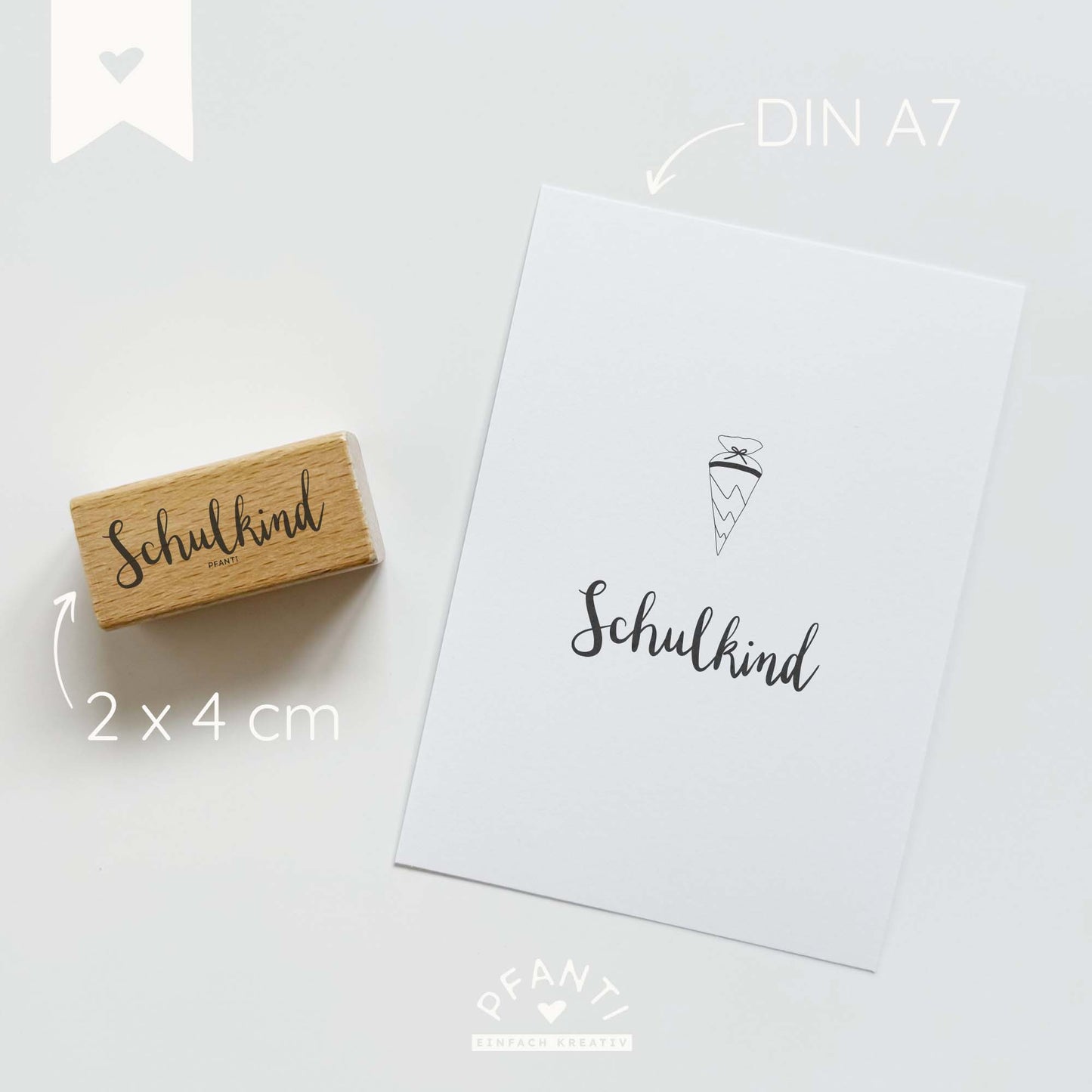 Stempel Schulkind | drei Größen