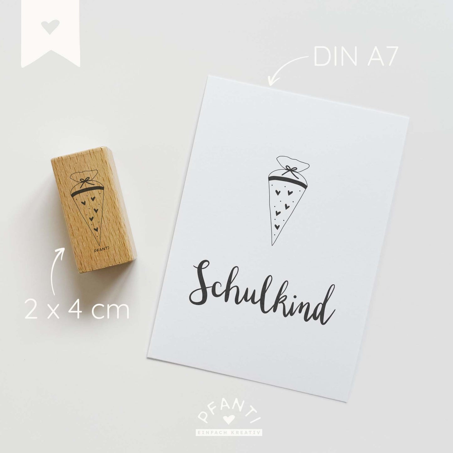 Stempel Schultüte | Zuckertüte | mehrere Varianten