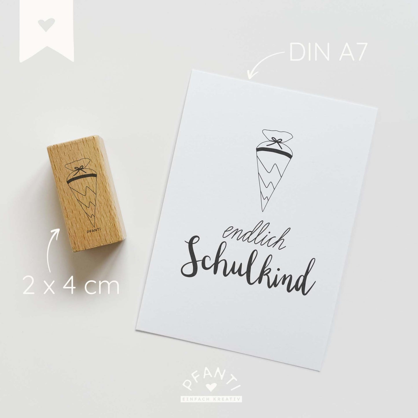 Stempel Schultüte | Zuckertüte | mehrere Varianten