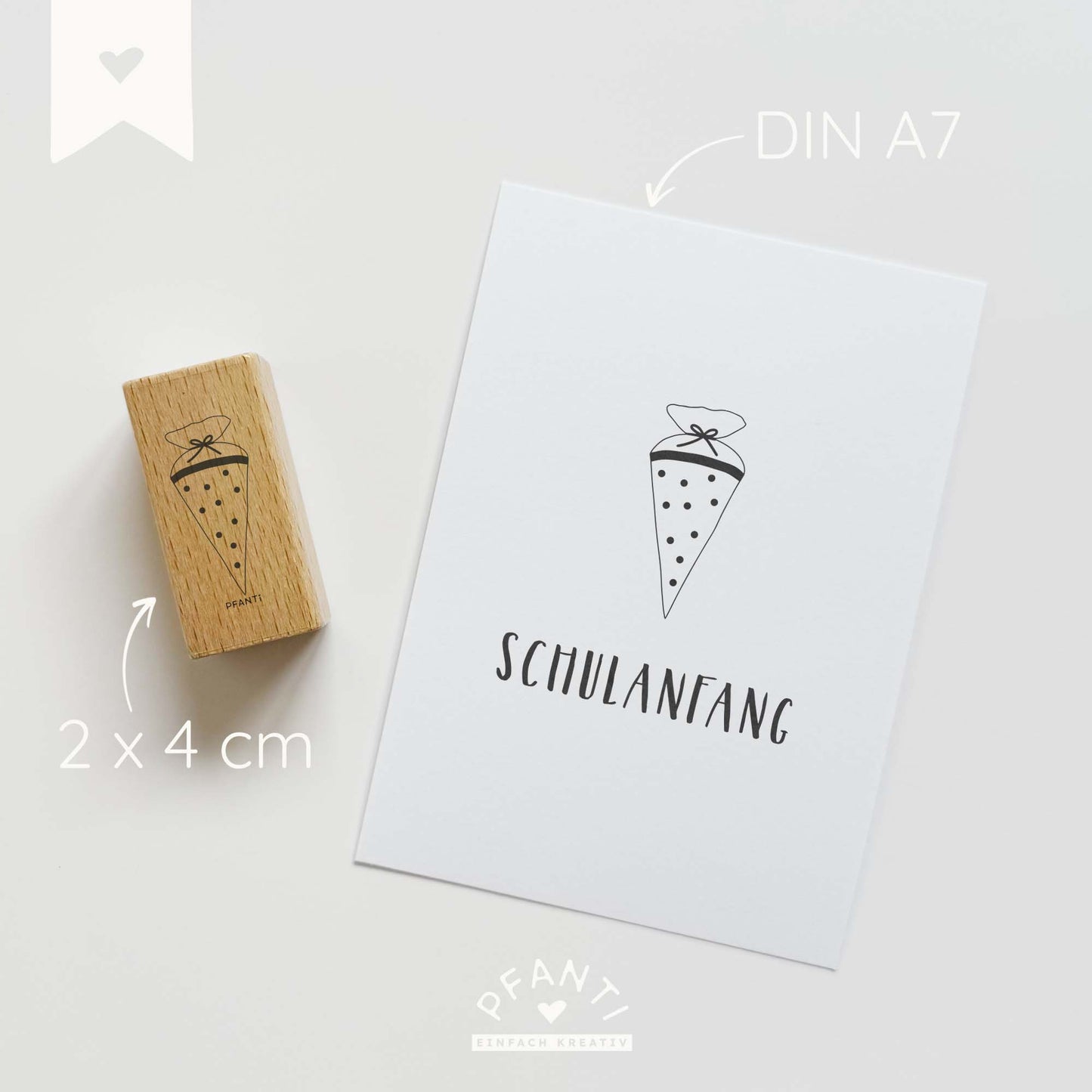 Stempel Schultüte | Zuckertüte | mehrere Varianten