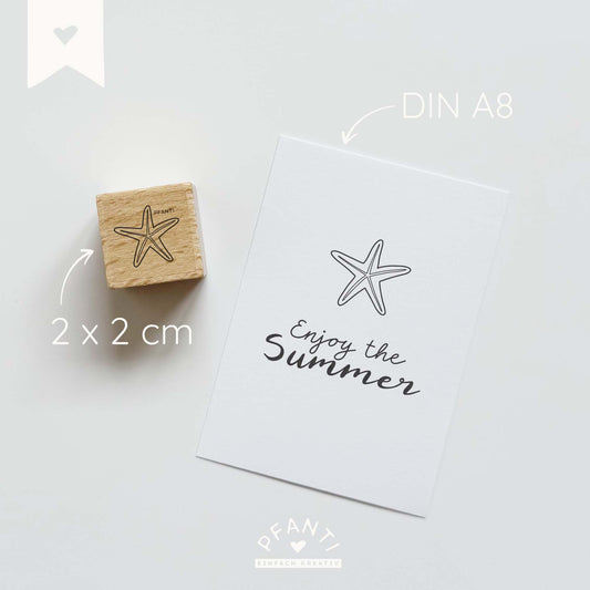 Stempel Seestern | zwei Größen