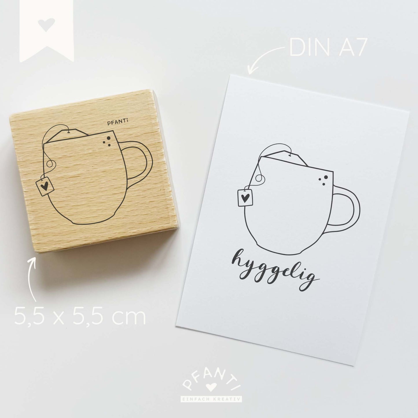 Stempel Teetasse | drei Größen