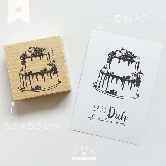 Stempel Torte | mehrere Varianten