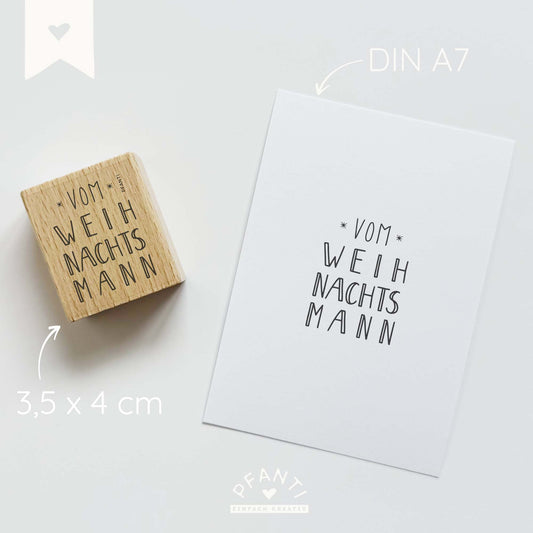 Stempel vom Weihnachtsmann | zwei Varianten