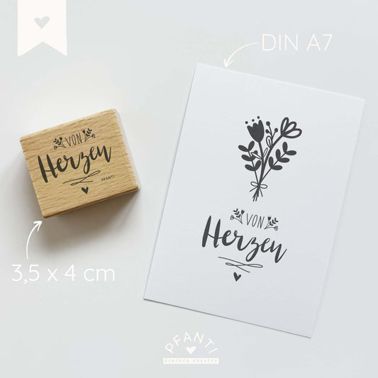 Stempel von Herzen | mehrere Varianten
