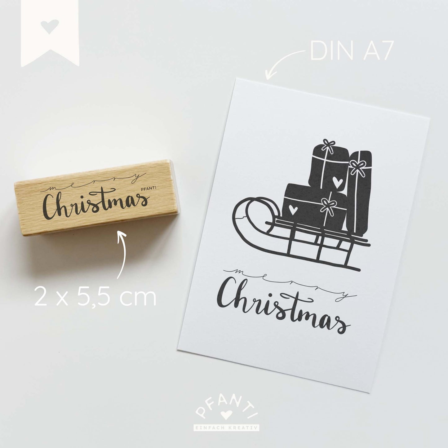 Stempel "merry Christmas"
