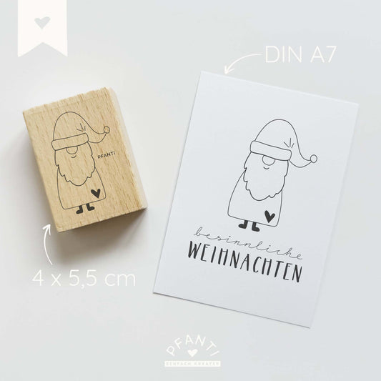 Stempel Wichtel | Weihnachtsmann | 2 Größen