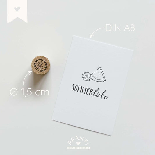Stempel Zitrone | drei Größen