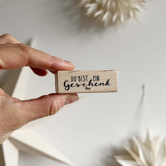 Stempel "du bist ein Geschenk"