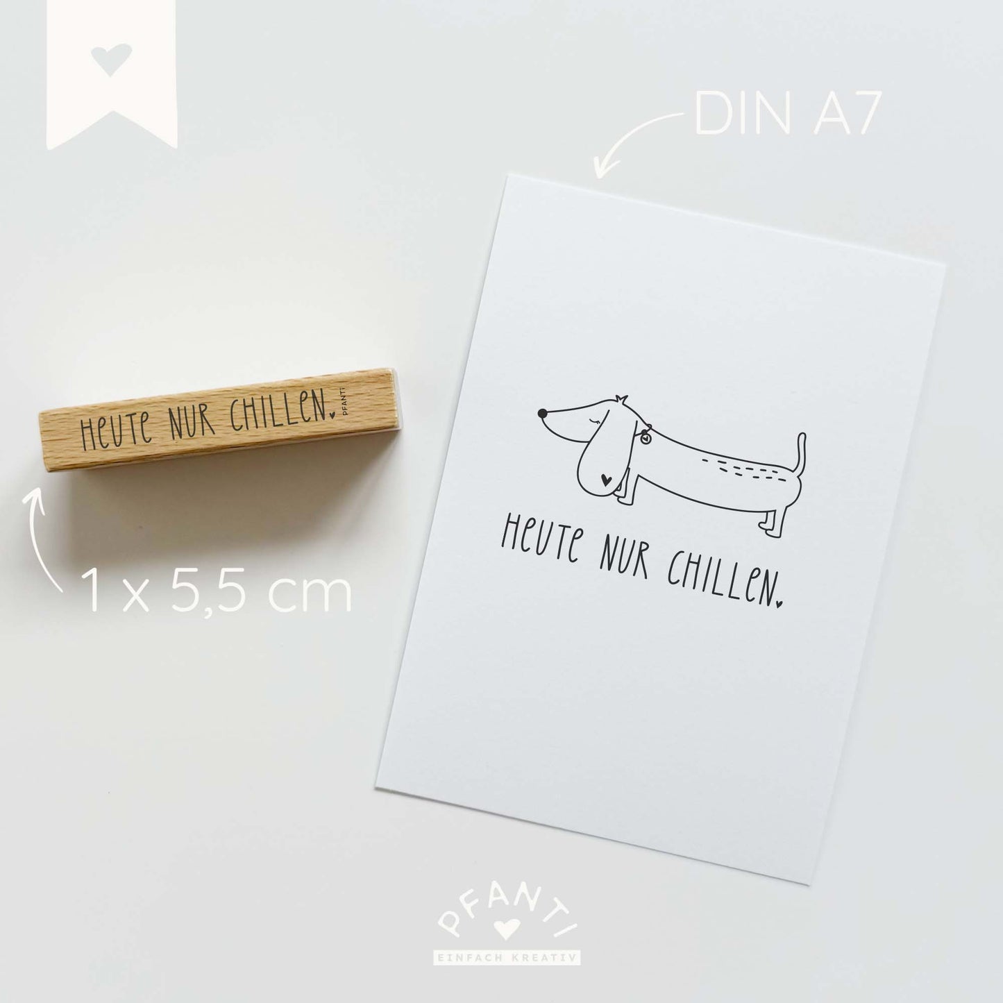 Stempel "Heute nur Chillen"