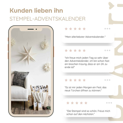 Stempel-Adventskalender