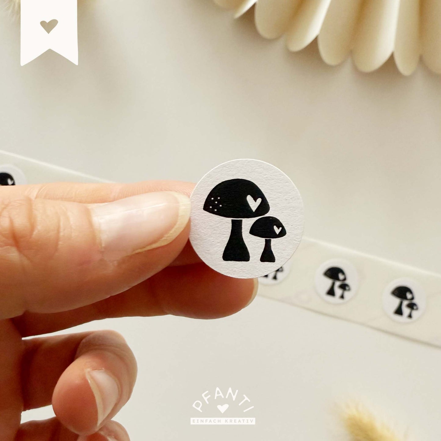 Aufkleber Pilz