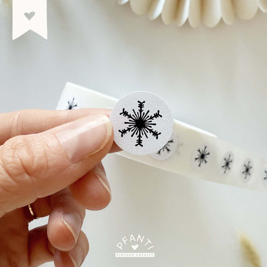 Aufkleber Schneeflocke